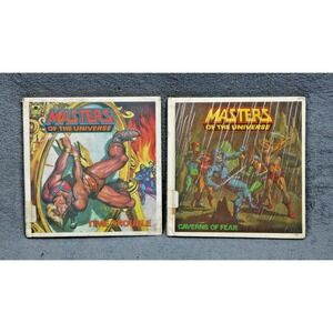 Vintage Masters Of The Universe Time Trouble Caverns Of Fear 2 Book Lot